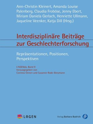 cover image of Interdisziplinäre Beiträge zur Geschlechterforschung